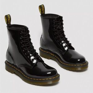 Dr. Martens 1460 Black Patent Leather Combat Boots – Women’s 8 🖤🖤🖤